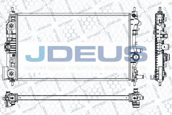 JDEUS RA0201090 Радіатор, охолодження двигуна