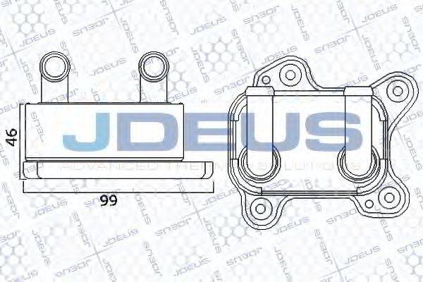 масляний радіатор, моторне масло JDEUS 420M85