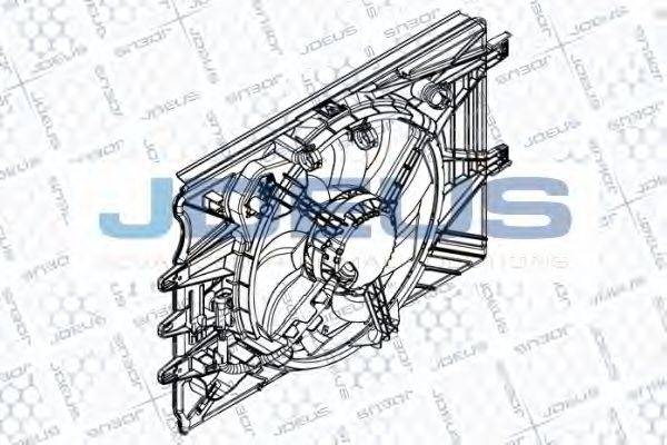 Вентилятор, охолодження двигуна JDEUS EV8A9410