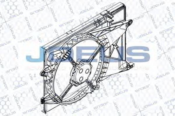 JDEUS EV893000 Вентилятор, охлаждение двигателя