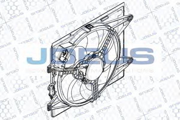 JDEUS EV899210 Вентилятор, охлаждение двигателя