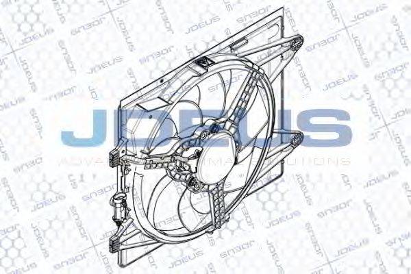 JDEUS EV899410 Вентилятор, охлаждение двигателя