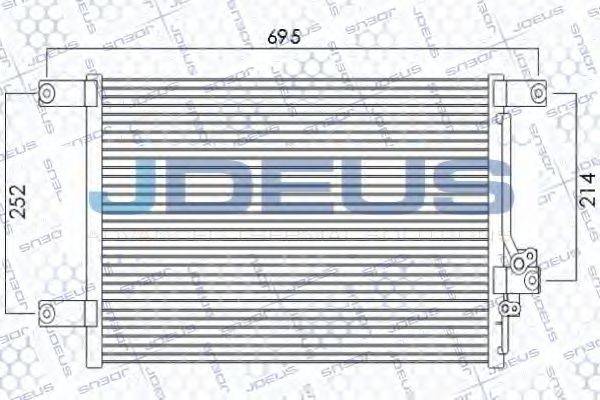 JDEUS 718M34 Конденсатор, кондиционер