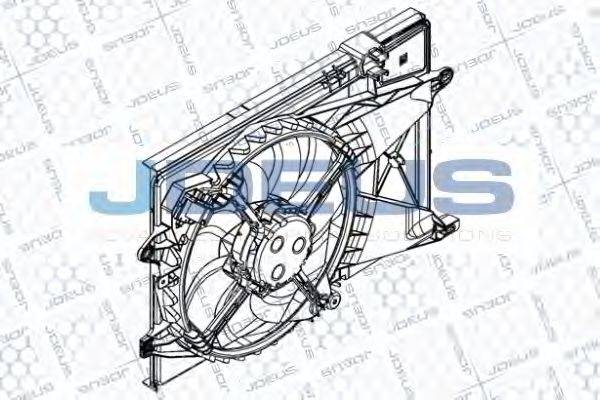 Вентилятор, охолодження двигуна JDEUS EV8D2440