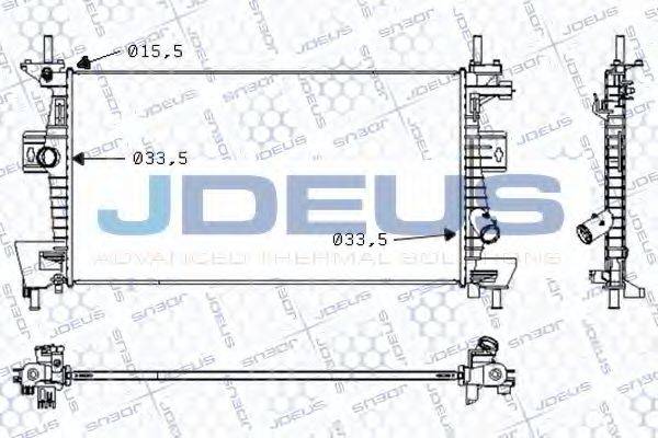 Радіатор, охолодження двигуна JDEUS 012M38