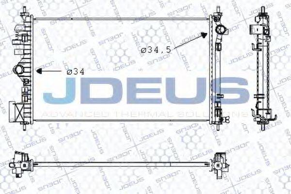 Радіатор, охолодження двигуна JDEUS 020M67