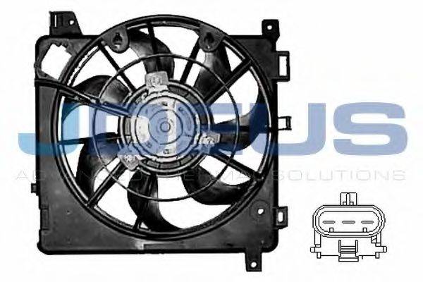 JDEUS EV200980 Вентилятор, охлаждение двигателя