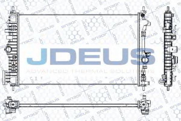 JDEUS RA0201140 Радиатор, охлаждение двигателя