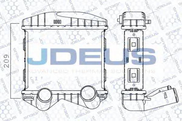 JDEUS 817M40A Интеркулер