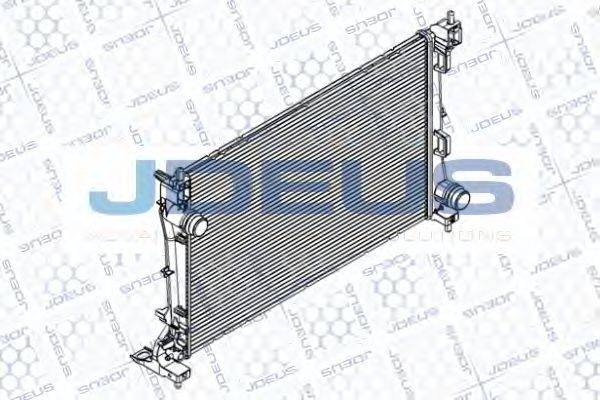Радиатор, охлаждение двигателя JDEUS RA0111430