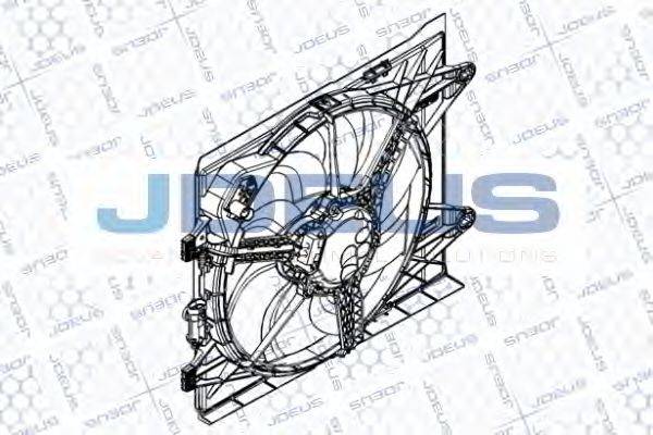 JDEUS EV8C6710 Вентилятор, охлаждение двигателя
