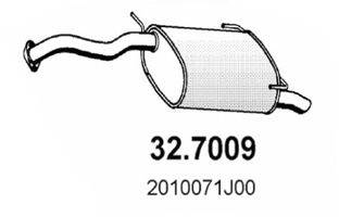 Глушник вихлопних газів кінцевий ASSO 32.7009