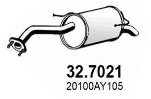 ASSO 327021 Глушник вихлопних газів кінцевий