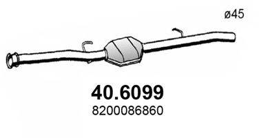 ASSO 406099 Середній глушник вихлопних газів