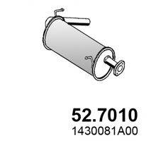 Глушник вихлопних газів кінцевий ASSO 52.7010