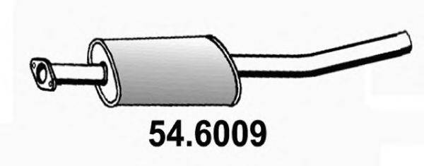 ASSO 546009 Середній глушник вихлопних газів