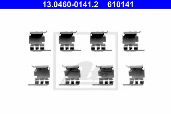 Комплектующие, колодки дискового тормоза ATE 13.0460-0141.2