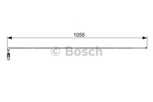 BOSCH 1987473001 Сигнализатор, износ тормозных колодок