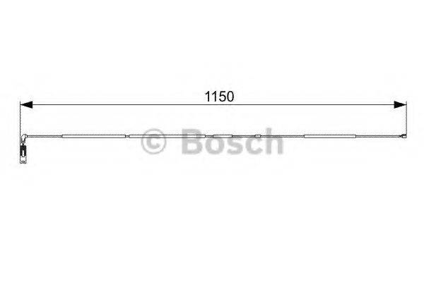 BOSCH 1987473004 Сигнализатор, износ тормозных колодок