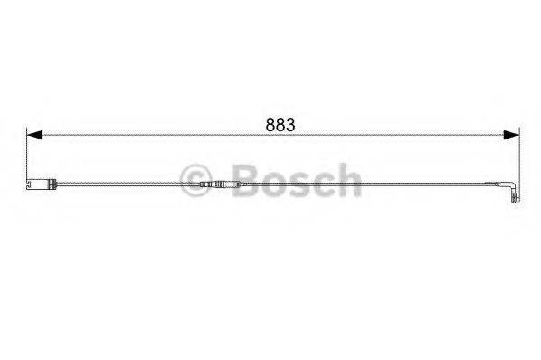 BOSCH 1987473005 Сигнализатор, износ тормозных колодок