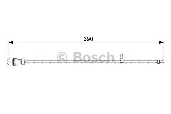 BOSCH 1987473041 Сигнализатор, износ тормозных колодок
