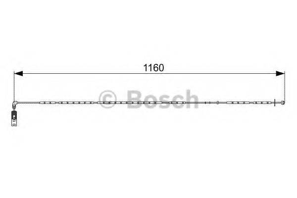 BOSCH 1987473048 Сигнализатор, износ тормозных колодок