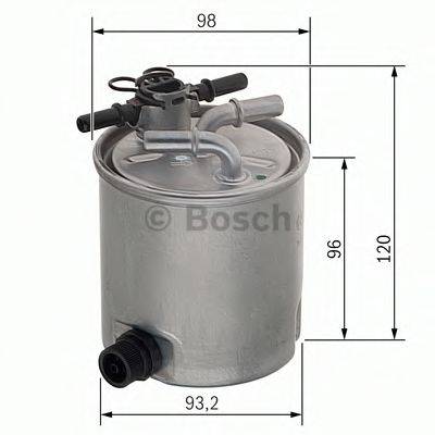 BOSCH F026402019 Топливный фильтр
