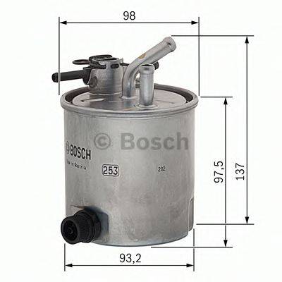 BOSCH F026402059 Топливный фильтр