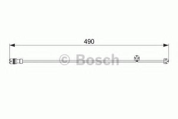 BOSCH 1987474560 Сигнализатор, износ тормозных колодок