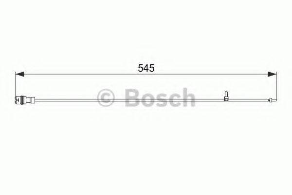 BOSCH 1987474561 Сигнализатор, износ тормозных колодок