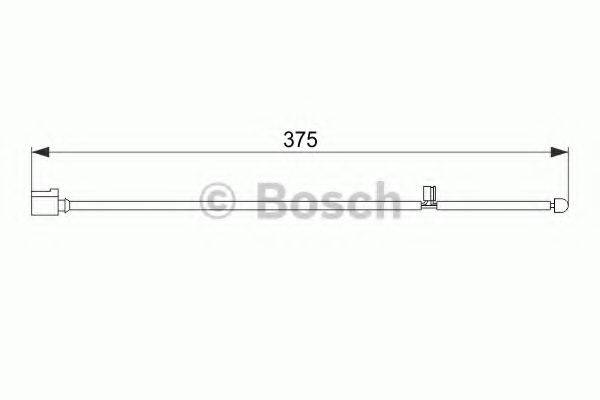 BOSCH 1987474562 Сигнализатор, износ тормозных колодок