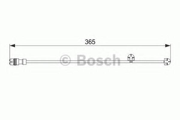 BOSCH 1987474570 Сигнализатор, износ тормозных колодок