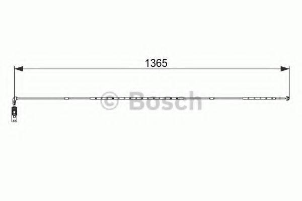 BOSCH 1987474583 Сигнализатор, износ тормозных колодок