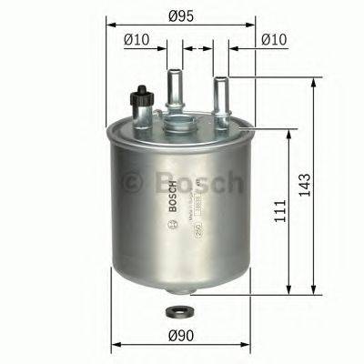 BOSCH F026402081 Топливный фильтр