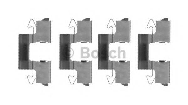 Комплектующие, колодки дискового тормоза BOSCH 1 987 474 705