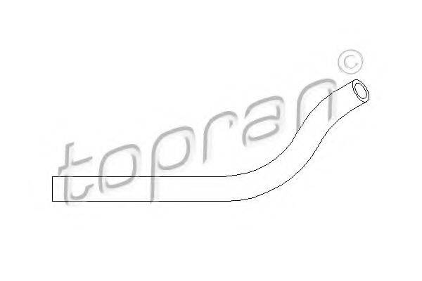 TOPRAN 100985 Шланг, вентиляція картера