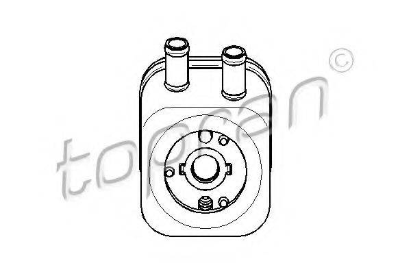 масляний радіатор, моторне масло TOPRAN 110 495