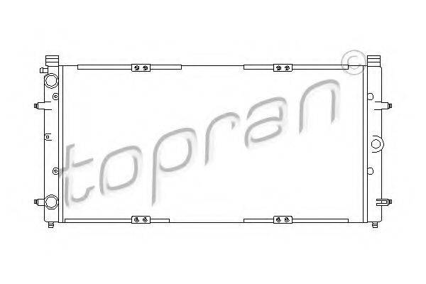 TOPRAN 105746 Радиатор, охлаждение двигателя