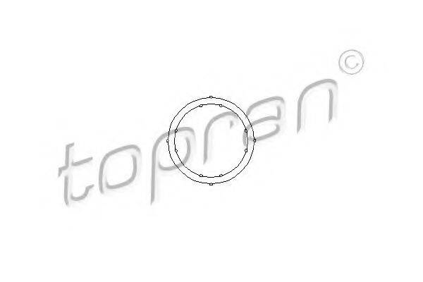 TOPRAN 100721 Прокладка, фланец охлаждающей жидкости