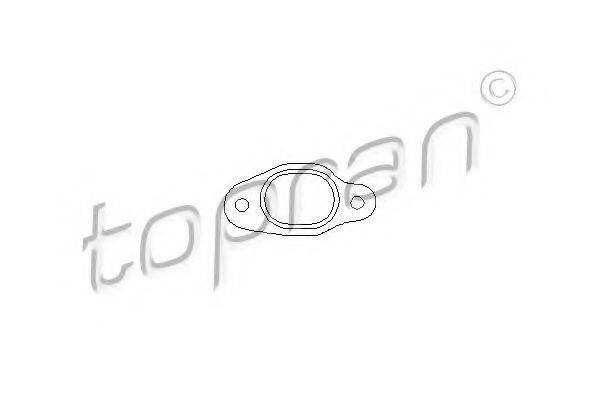 TOPRAN 100318 Прокладка, выпускной коллектор