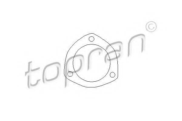 TOPRAN 100187 Прокладка, труба выхлопного газа