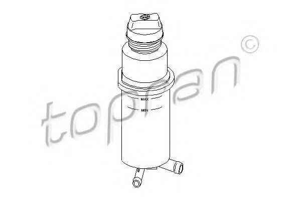 TOPRAN 109070 Компенсационный бак, гидравлического масла услителя руля