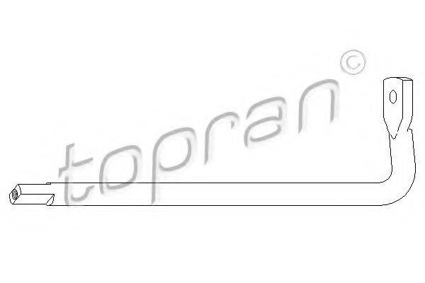 TOPRAN 109743 Натяжная планка, поликлиновой ремень
