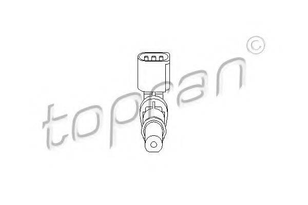 TOPRAN 111399 Датчик частоты вращения, управление двигателем