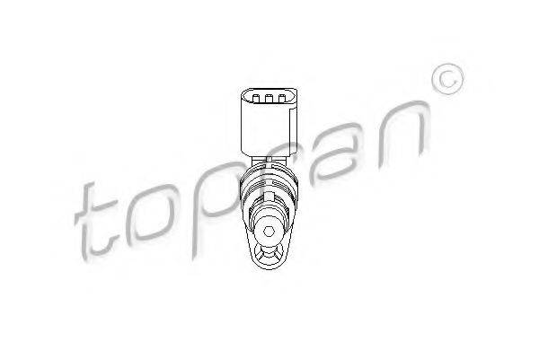 TOPRAN 111385 Датчик частоты вращения, управление двигателем