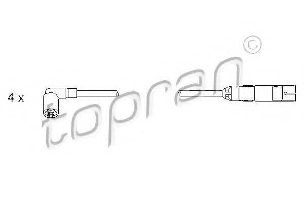TOPRAN 108960 Комплект проводов зажигания
