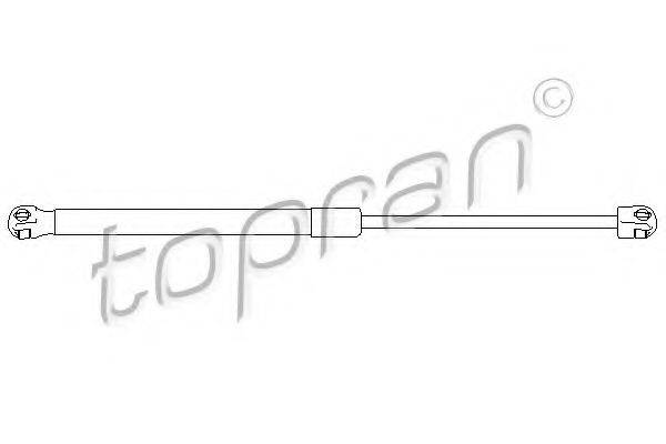 TOPRAN 207180 Газова пружина, кришка багажника