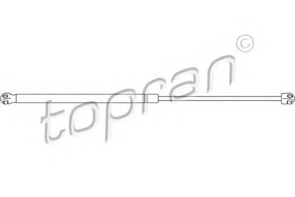 TOPRAN 207126 Газовая пружина, капот