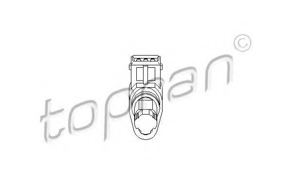 TOPRAN 207504 Датчик частоты вращения, управление двигателем
