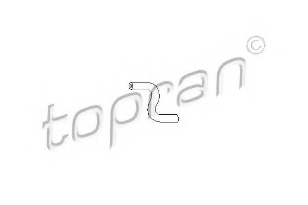 TOPRAN 206178 Шланг, вентиляция картера
